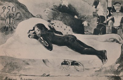 O Espírito dos Relógios Mortos, c.1892, 1946 de Paul Gauguin