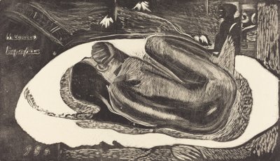 Manoa Tupapau Ela é Assombrada por um Espírito, 18941895. de Paul Gauguin
