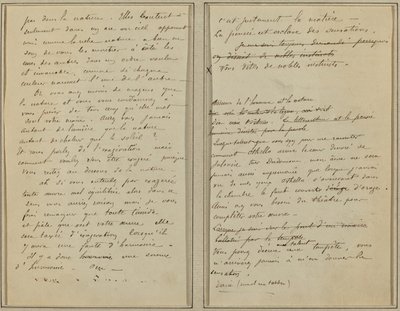 Páginas do Manuscrito [verso] de Paul Gauguin
