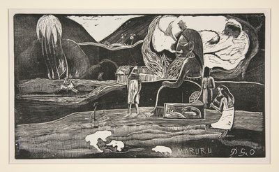 Maruru; Merci - Uma Oferta de Gratidão de Paul Gauguin