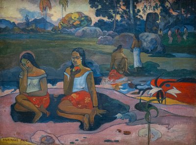 NAVE NAVE MOE (Primavera Sagrada: Bons Sonhos) de Paul Gauguin