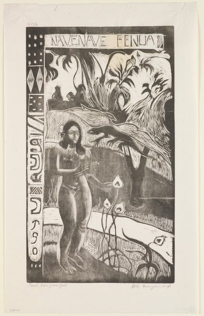 Nave Nave Fenua, da série "Noa Noa" de Paul Gauguin