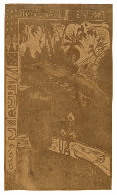 Nave nave fenua (Delightful Land), da Suite Noa Noa de Paul Gauguin