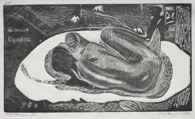 Noa Noa: Manao Yupapau (Observado pelos Espíritos dos Mortos) de Paul Gauguin