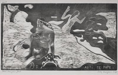 Noa Noa: Mulheres no Rio (Auti Te Pape) de Paul Gauguin