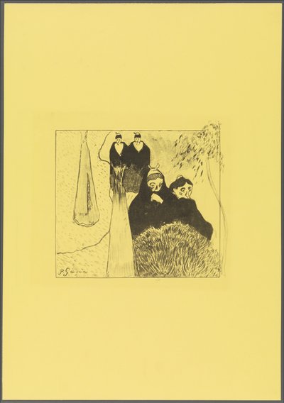 Alte Frauen von Arles, aus der "Volpini Suite: Dessins lithographiques" de Paul Gauguin