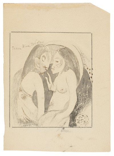 Parau Hina Tefatou (Palavras entre a Deusa da Lua e o Deus da Terra) de Paul Gauguin
