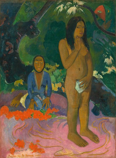 Palavras do Diabo, 1892. de Paul Gauguin