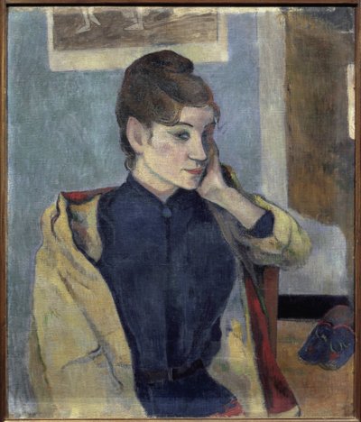 Retrato de Madeleine Bernard (1871-1895) - Pintura de Paul Gauguin (1848-1903), óleo sobre tela, 72x58 cm de Paul Gauguin