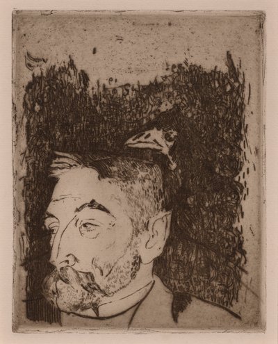 Retrato de St?phane Mallarm? de Paul Gauguin