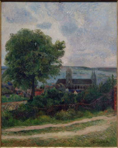 Rouen, a Igreja de Saint-Ouen de Paul Gauguin