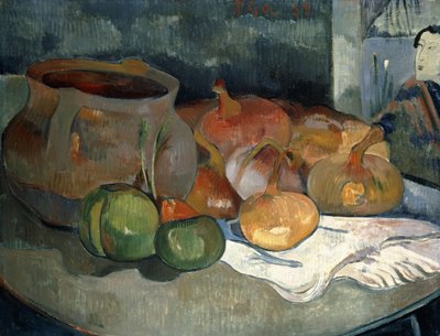 Natureza-morta com cabaças, 1889 de Paul Gauguin