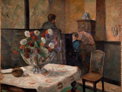 Natureza-morta com flores de Paul Gauguin