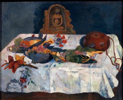 Ainda vida com papagaios, 1902. de Paul Gauguin
