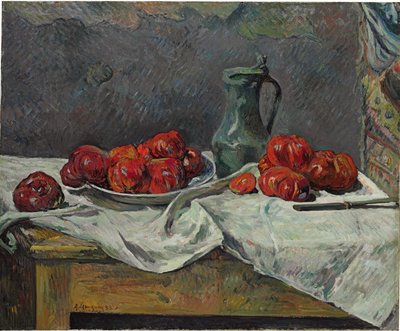 Natureza morta com tomates, 1883 de Paul Gauguin