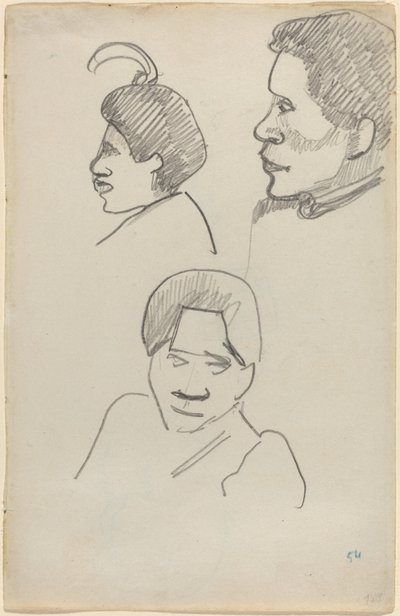Cabeças do Taiti de Paul Gauguin
