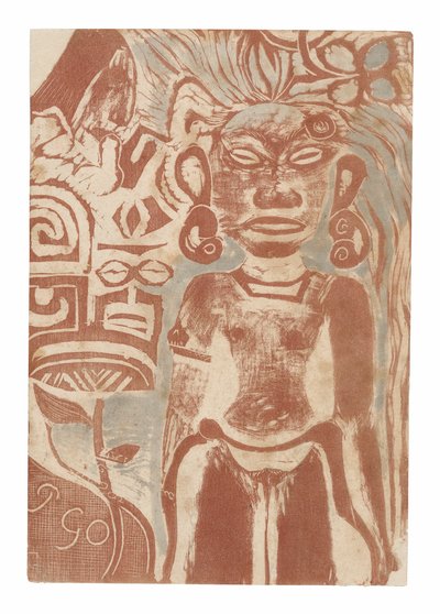 Ídolo do Taiti - a Deusa Hina de Paul Gauguin