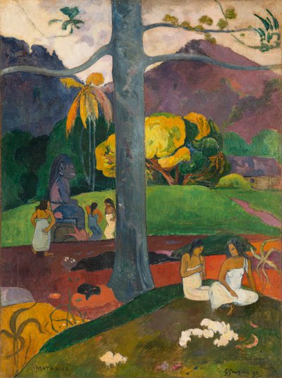 Taitiano:  Mata Mua em tempos antigos de Paul Gauguin