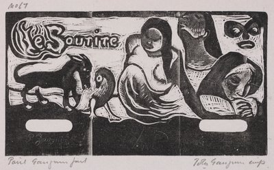Série do Taiti: O Sorriso. de Paul Gauguin