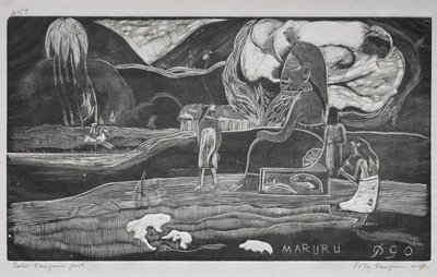 Série Taitiana: Adoração. de Paul Gauguin