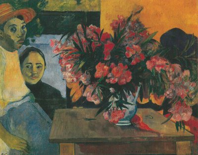 Tahitiano:  Te tiare farani O ramo de flores de Paul Gauguin