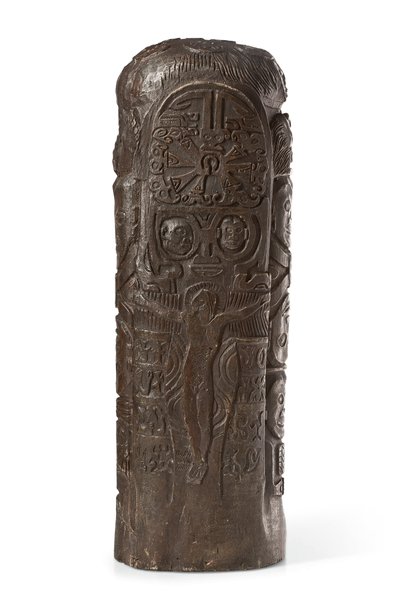 Totem do Taiti para Cristo na Cruz, depois de 1894 de Paul Gauguin
