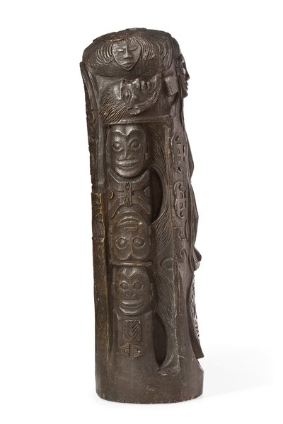 Totem do Taiti a Cristo na Cruz, após 1894 de Paul Gauguin