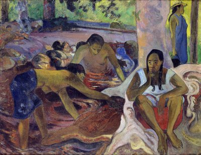 Pescadoras taitianas de Paul Gauguin