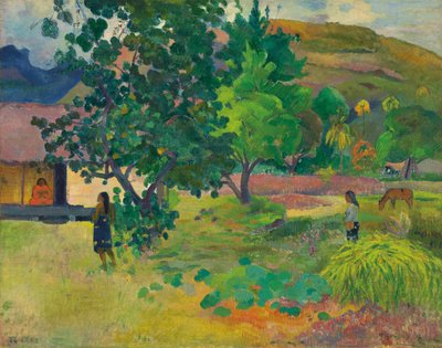 Te Fare (A casa) de Paul Gauguin