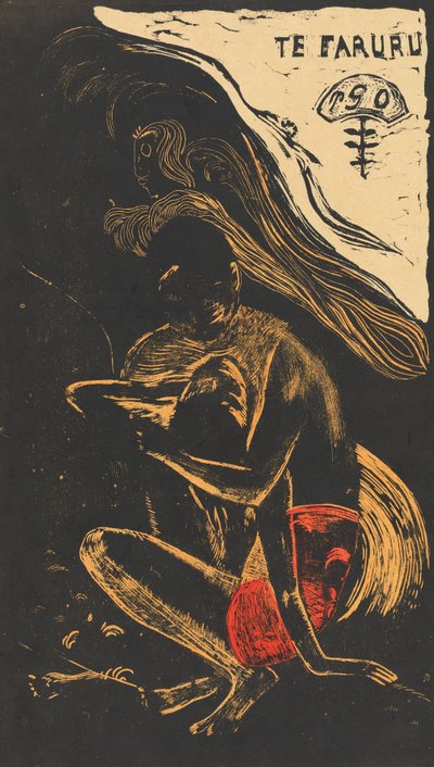 Te Faruru Eles estão fazendo amor aqui, 18941895. de Paul Gauguin