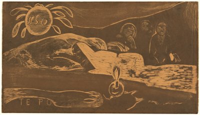 Te Po (A Longa Noite) de Paul Gauguin