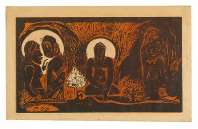 Te atua (O Deus), da Suíte Noa Noa de Paul Gauguin