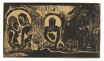 Te atua (O Deus), da Suíte Noa Noa de Paul Gauguin