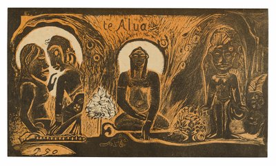 Te atua (O Deus), da Suíte Noa Noa de Paul Gauguin