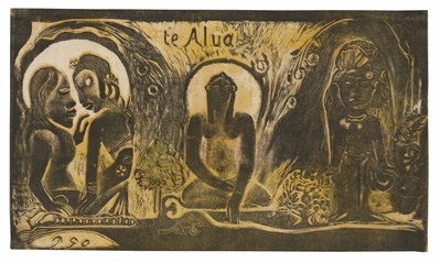 Te atua (O Deus) da Suite Noa Noa de Paul Gauguin
