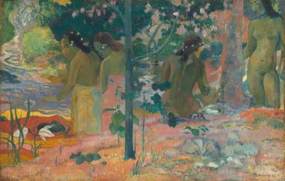 Os banhistas, 1897. de Paul Gauguin