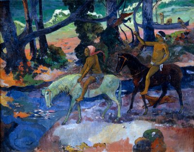 O Ford O Vôo, 1901. de Paul Gauguin