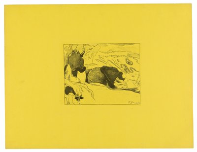 As Lavadeiras, da Suíte Volpini de Paul Gauguin