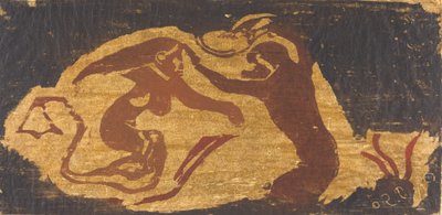 A sereia e o macaco. de Paul Gauguin
