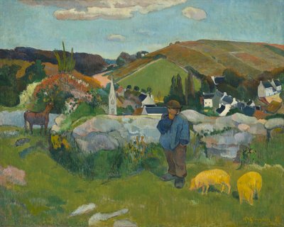 O guardador de porcos de Paul Gauguin