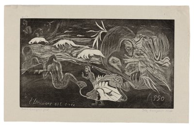 O Universo Está a Ser Criado), da Suite Noa Noa de Paul Gauguin