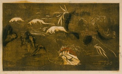 O universo é criado, 1893-94., 1893-94. de Paul Gauguin