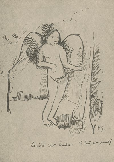 As asas são pesadas, 1936 de Paul Gauguin