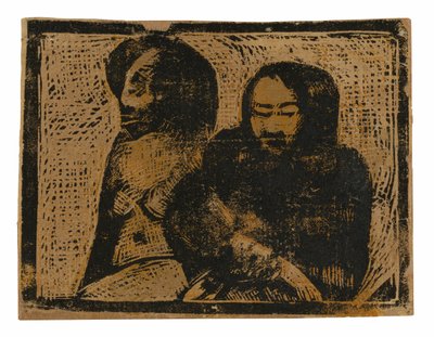 Dois Maoris de Paul Gauguin