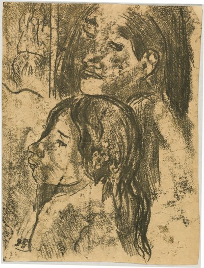 Dois marquesanos [reto] de Paul Gauguin