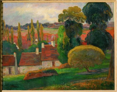 Uma fazenda na Bretanha de Paul Gauguin