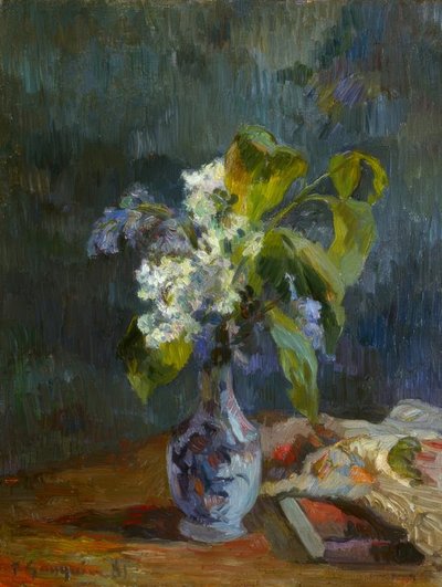 Vaso de flores de Paul Gauguin