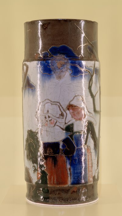 Vaso com cenas bretãs de Paul Gauguin