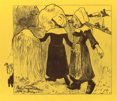 Suíte Volpini: Alegrias da Bretanha de Paul Gauguin