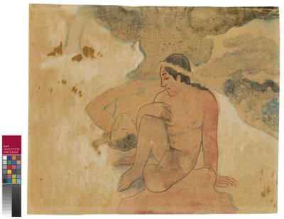 O que! Você está com ciúmes , 1894 de Paul Gauguin